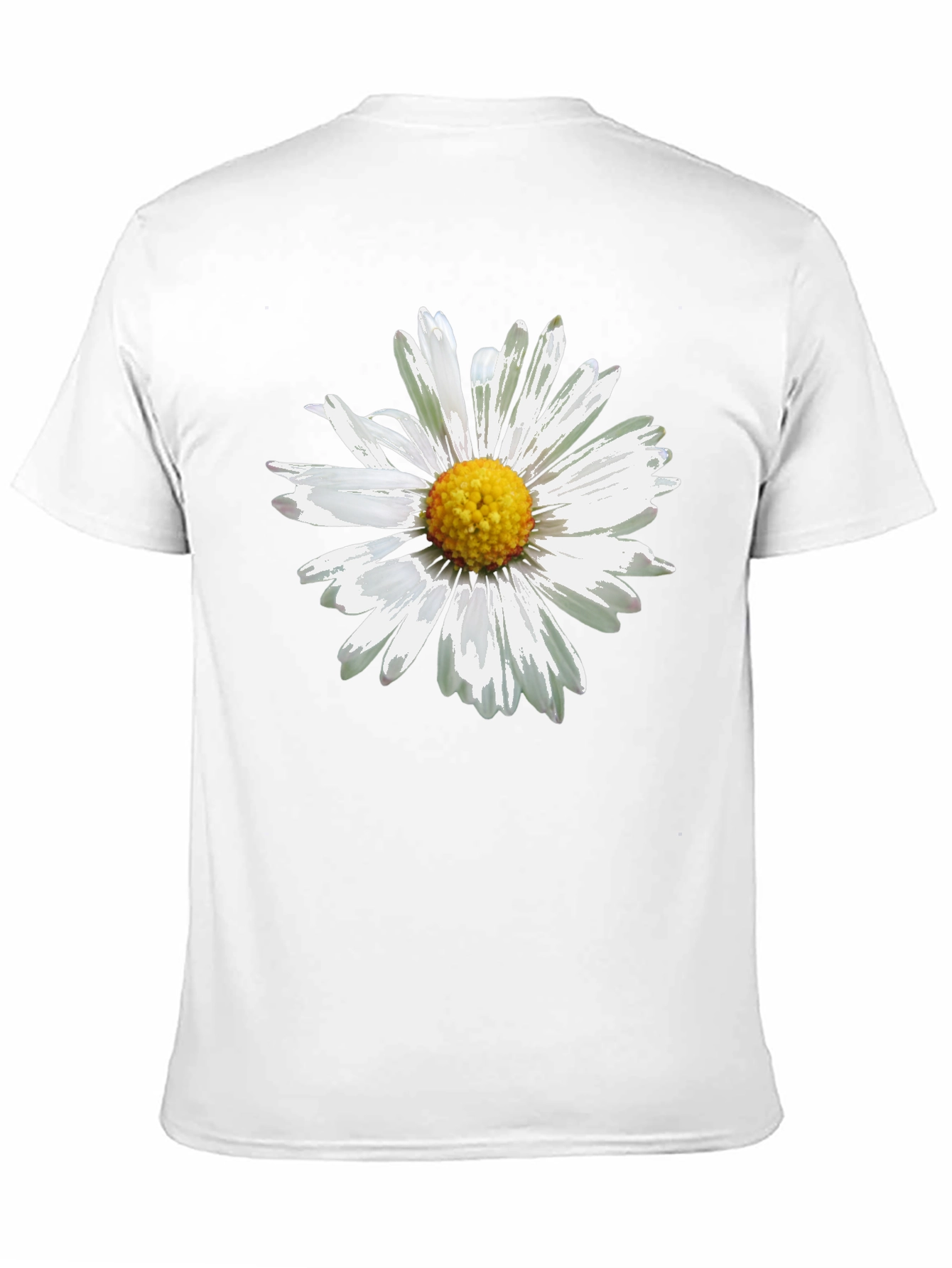 Daisy Graphic Print Black T-Shirt