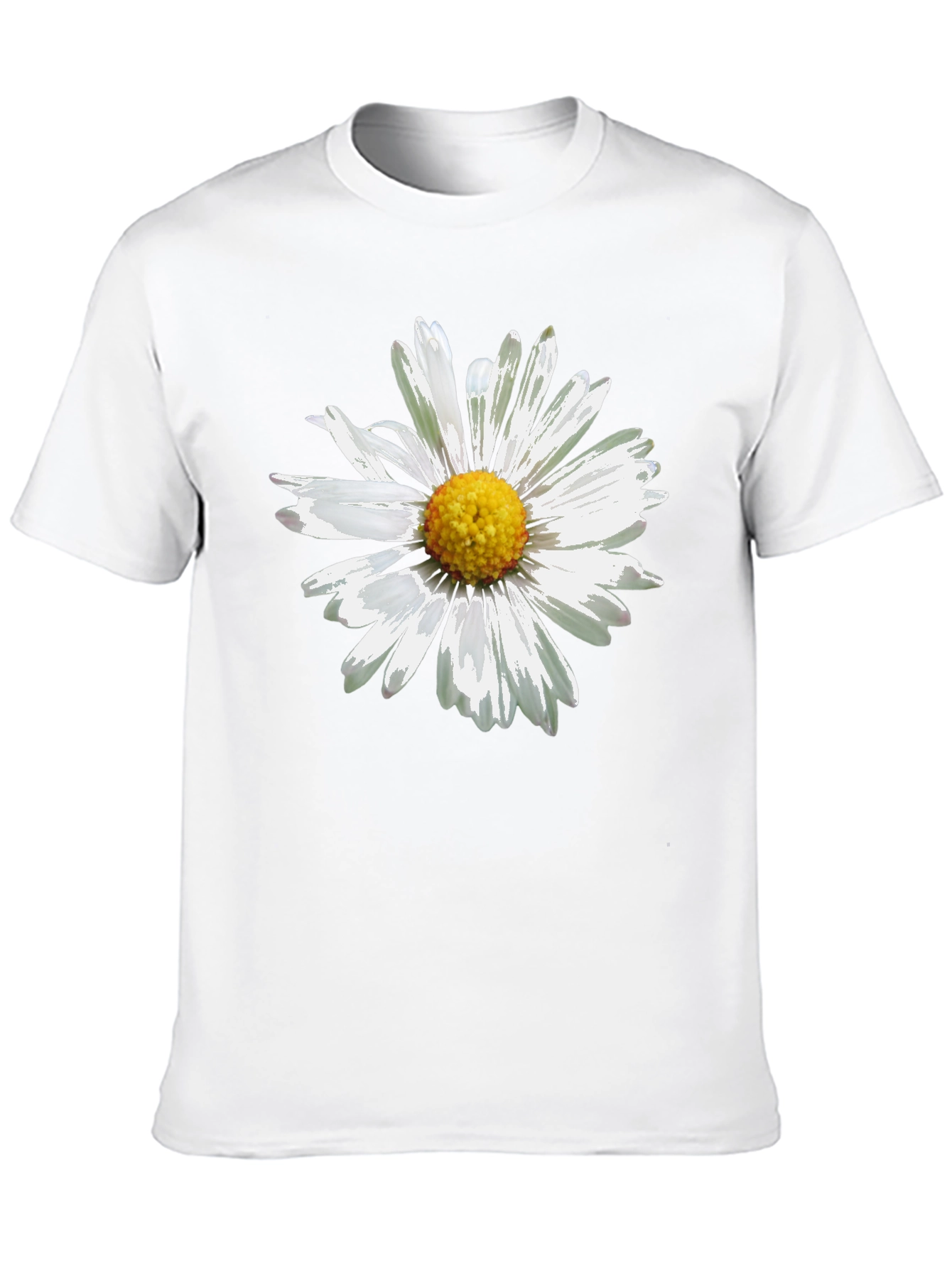 Daisy Graphic Print Black T-Shirt