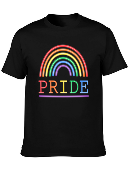 Pride Rainbow Graphic Tee - LGBTQ+ Support