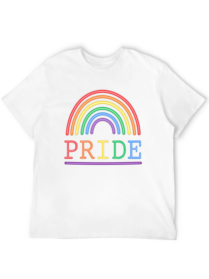 Pride Rainbow Graphic Tee - LGBTQ+ Support