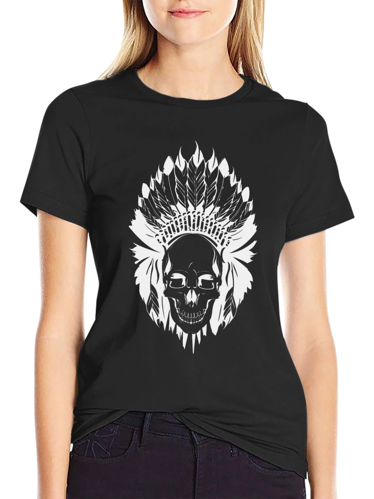 Skull Chief Black T-Shirt
