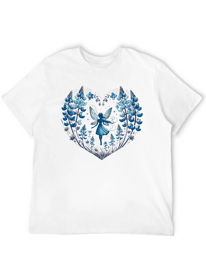Floral Fairy Heart Graphic Tee
