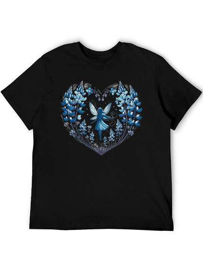 Floral Fairy Heart Graphic Tee