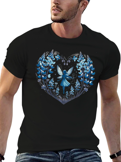 Floral Fairy Heart Graphic Tee