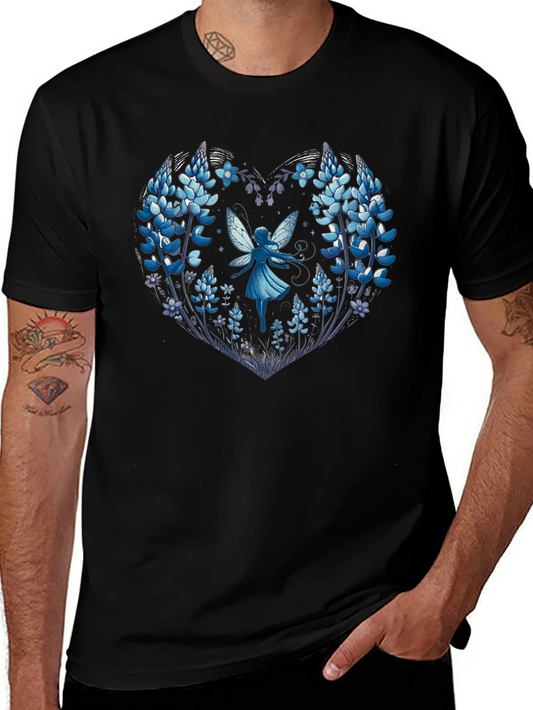 Floral Fairy Heart Graphic Tee