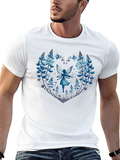 Floral Fairy Heart Graphic Tee