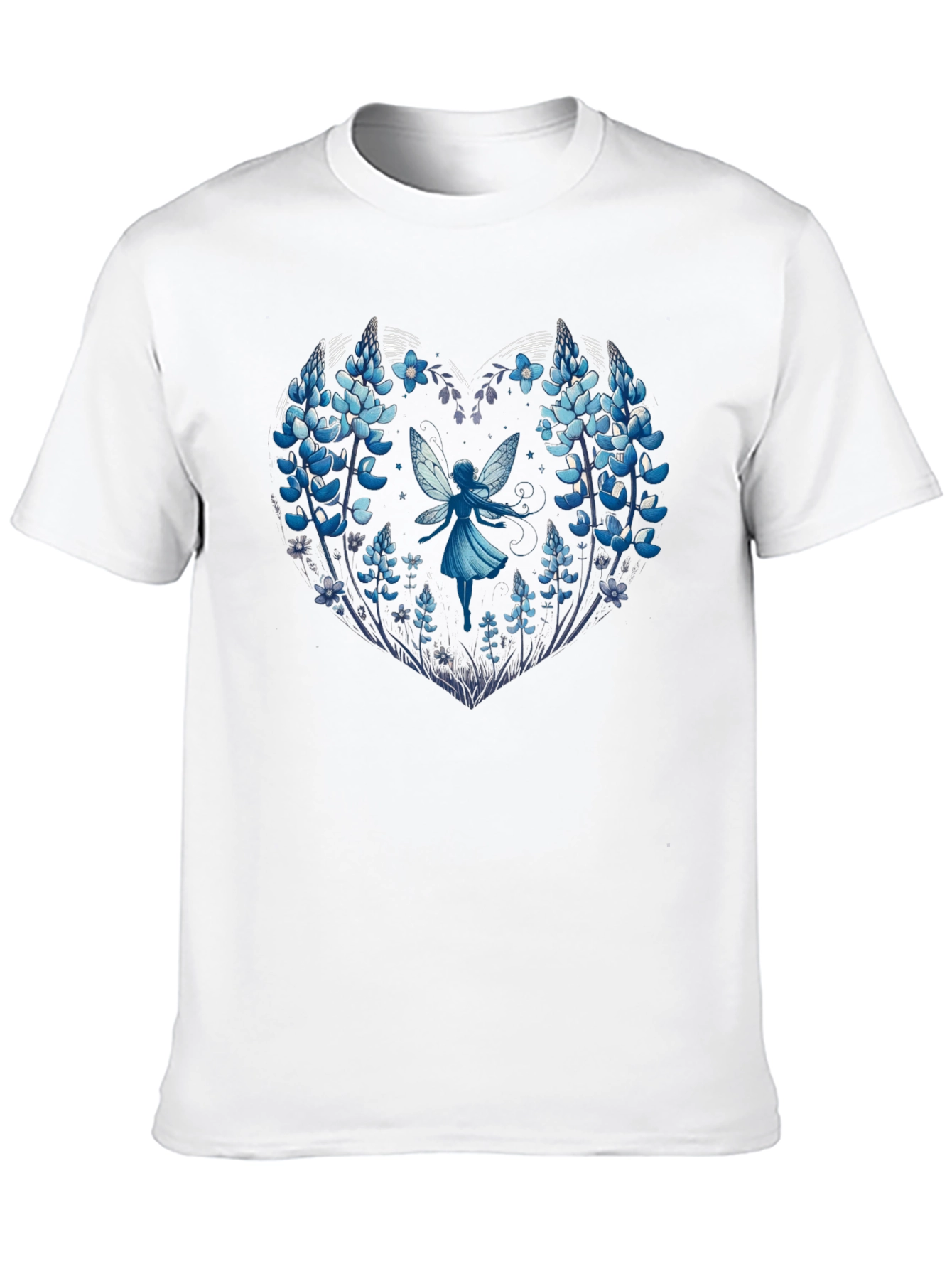 Floral Fairy Heart Graphic Tee