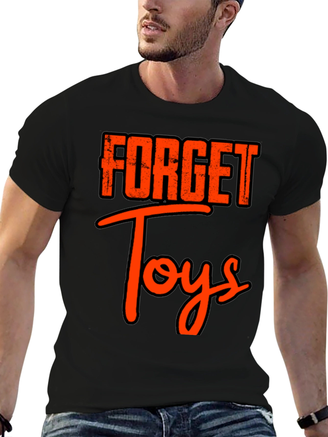 Forget Toys Black T-Shirt