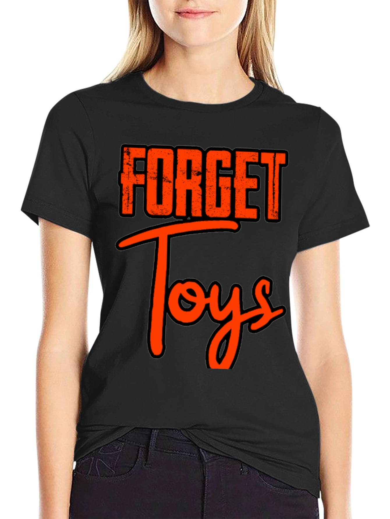 Forget Toys Black T-Shirt