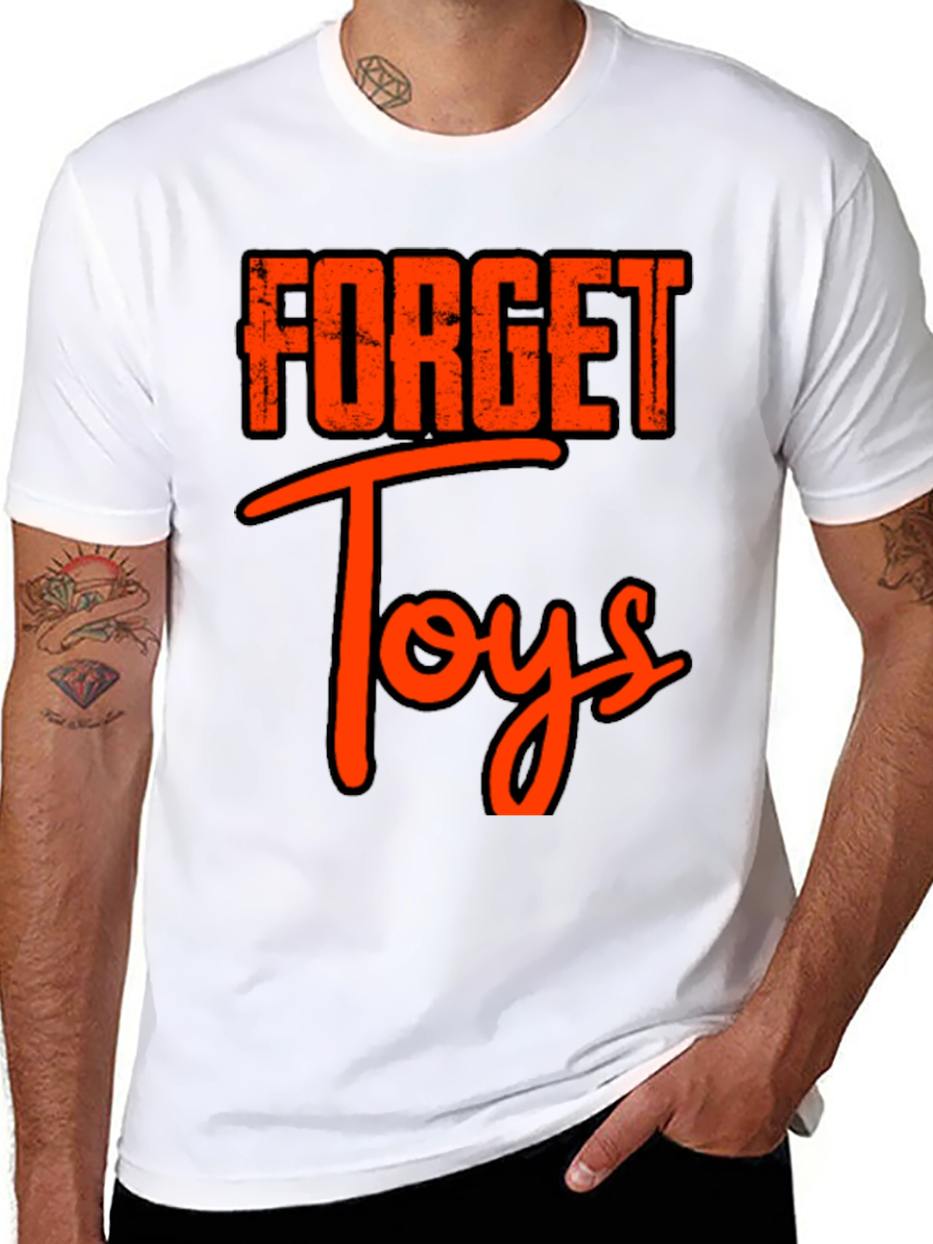 Forget Toys Black T-Shirt