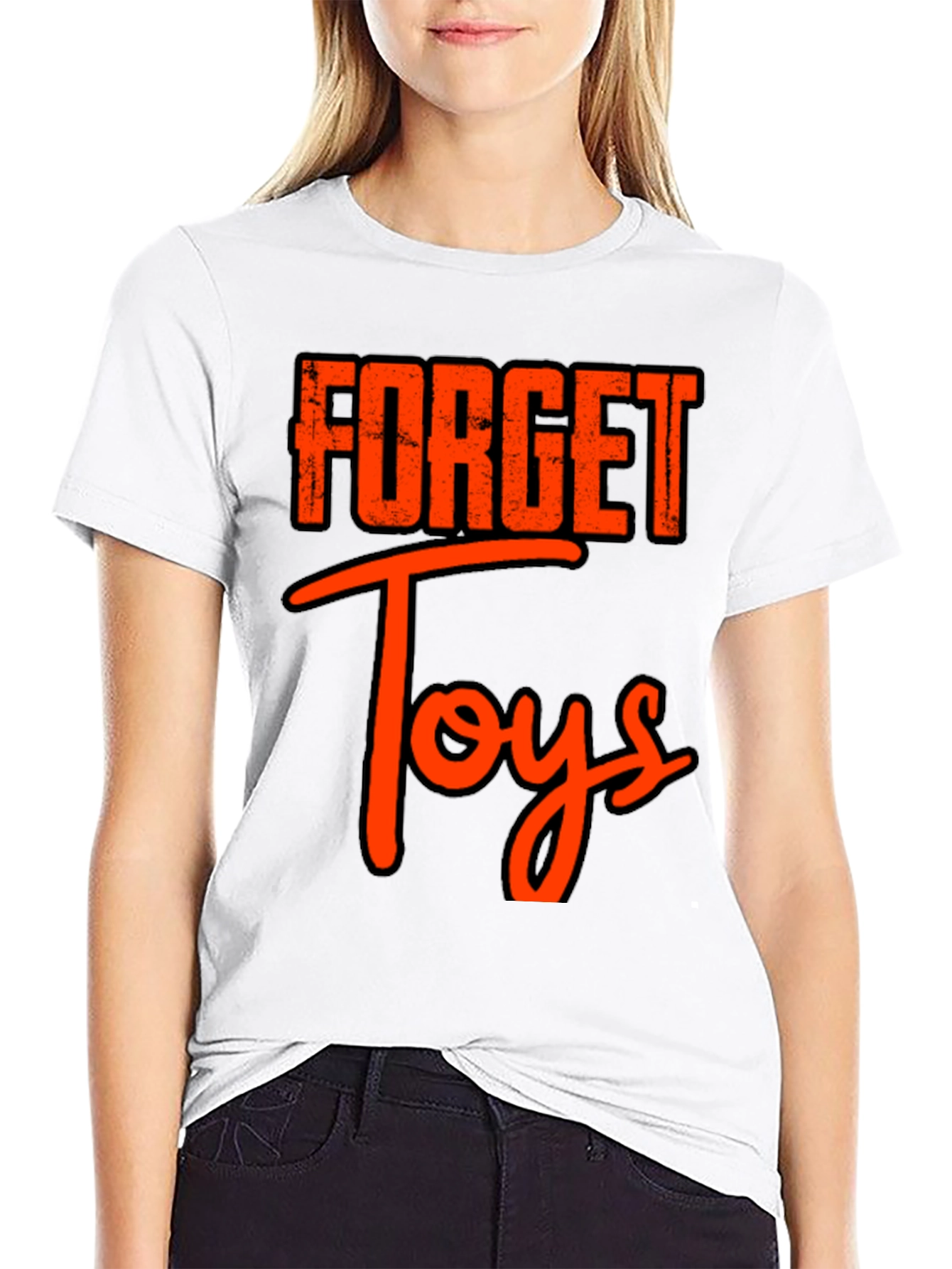 Forget Toys Black T-Shirt