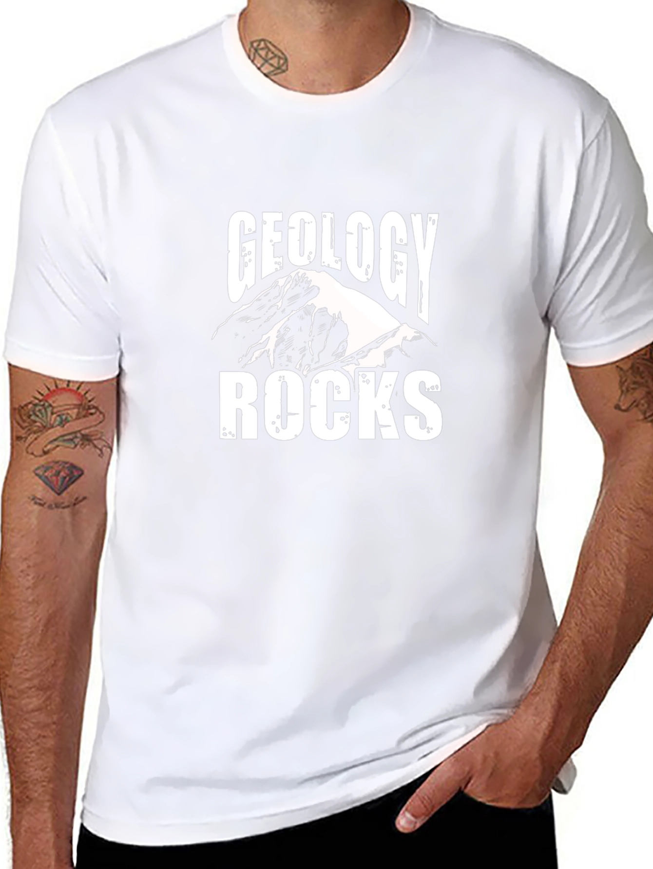 Geology Rocks Graphic Tee - Black Unisex T-Shirt