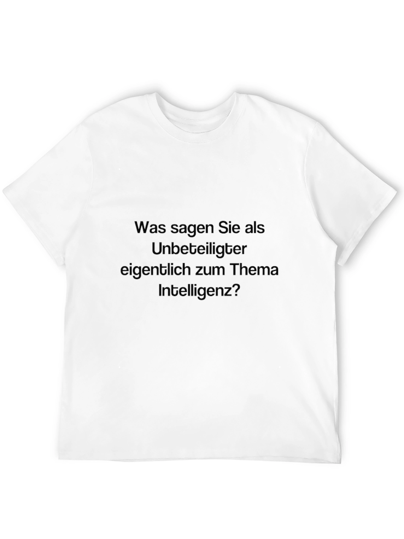 Inteligenz T-Shirt - German Text Novelty Tee