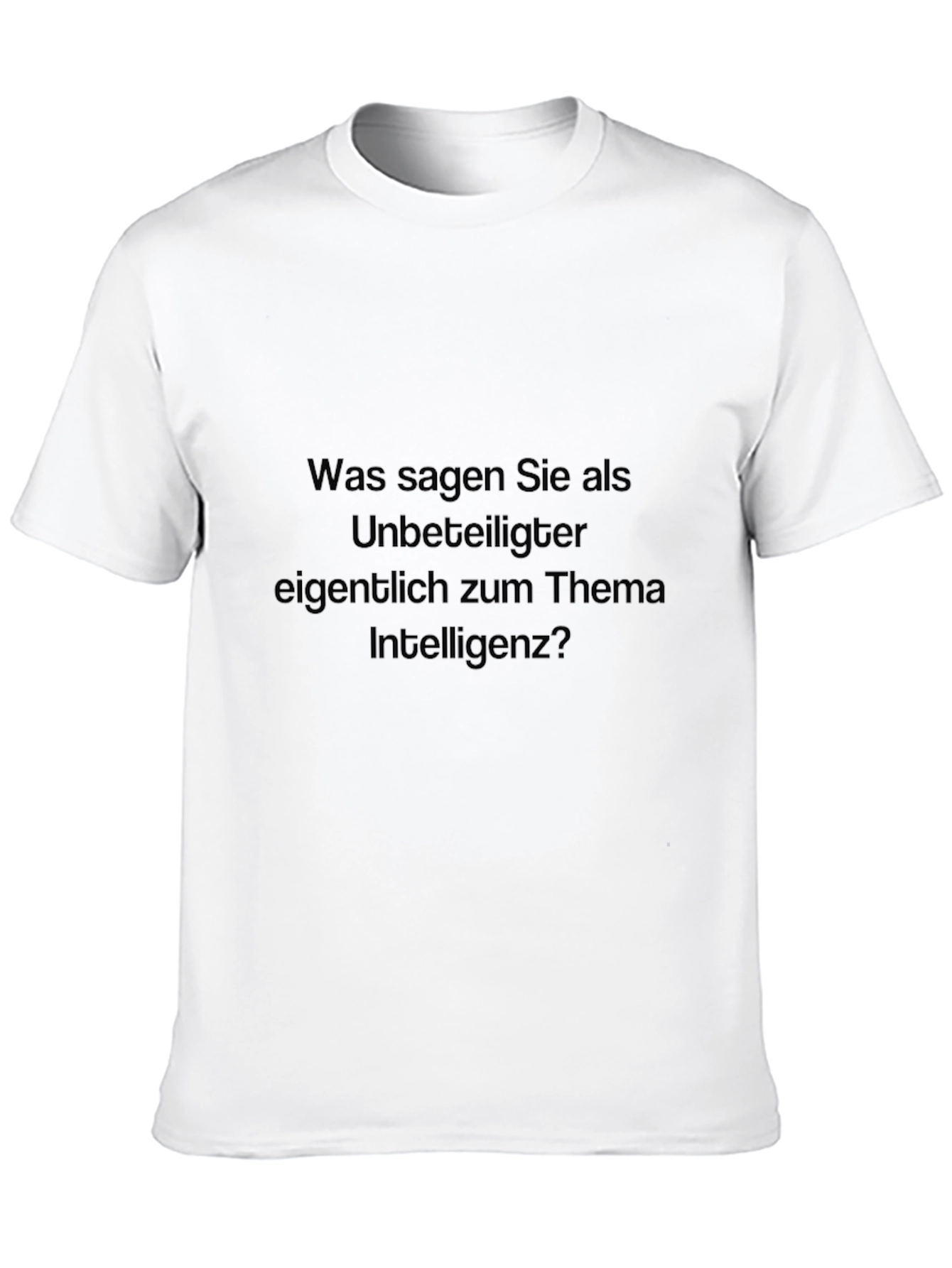 Inteligenz T-Shirt - German Text Novelty Tee