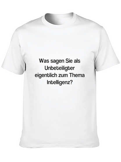 Inteligenz T-Shirt - German Text Novelty Tee