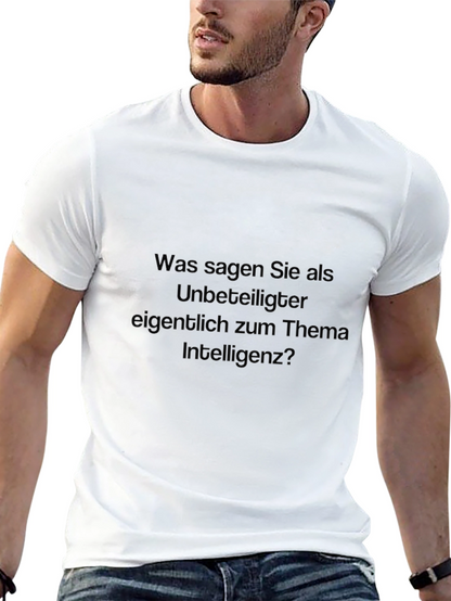 Inteligenz T-Shirt - German Text Novelty Tee