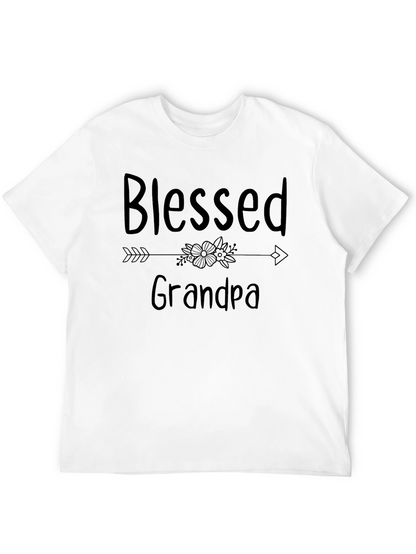Blessed Grandpa T-Shirt - Black Tee
