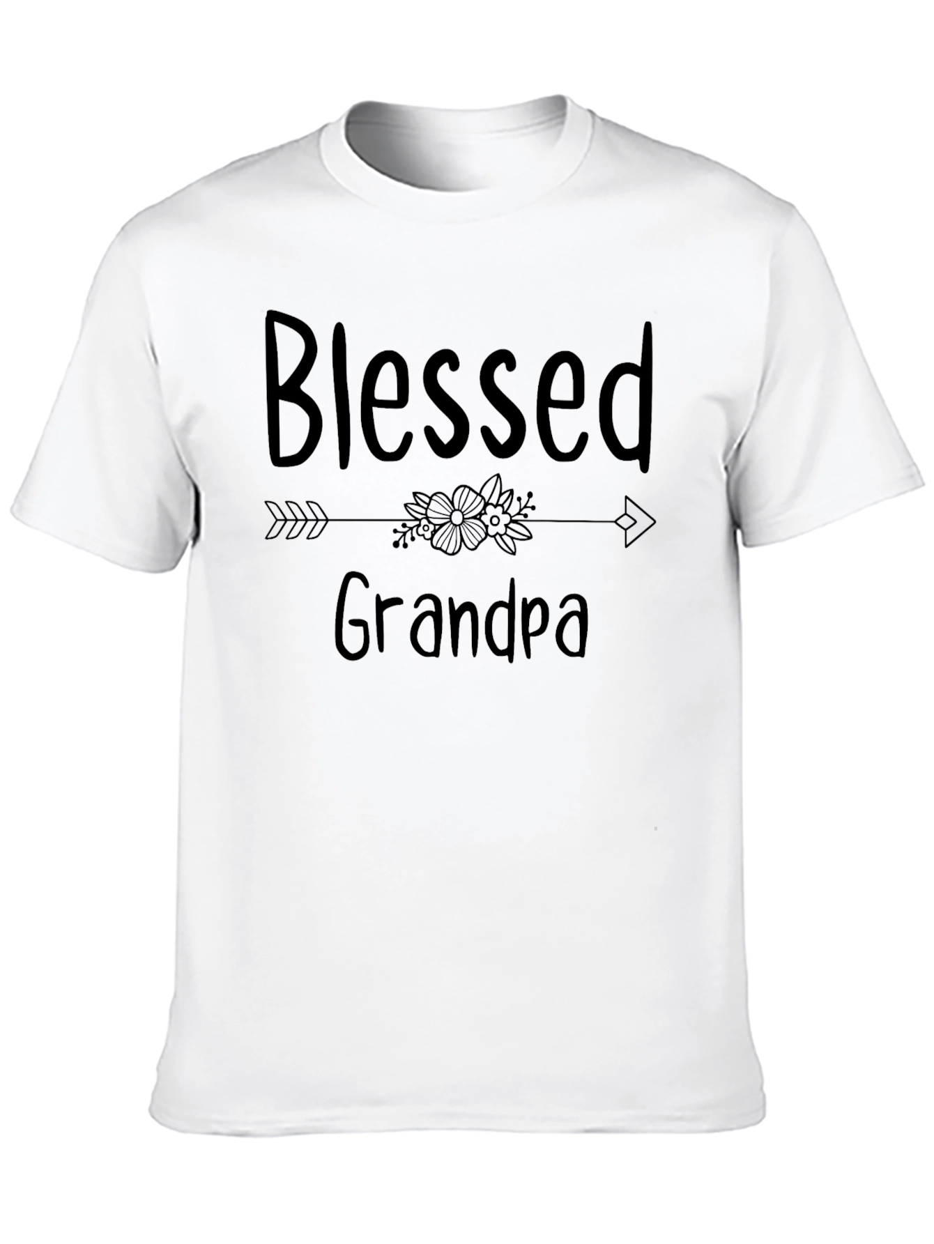 Blessed Grandpa T-Shirt - Black Tee