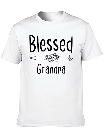 Blessed Grandpa T-Shirt - Black Tee