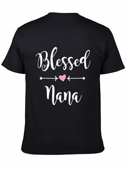 Blessed Nana Graphic T-Shirt - Cute Womens Tee