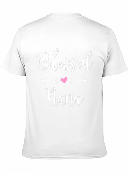 Blessed Nana Graphic T-Shirt - Cute Womens Tee