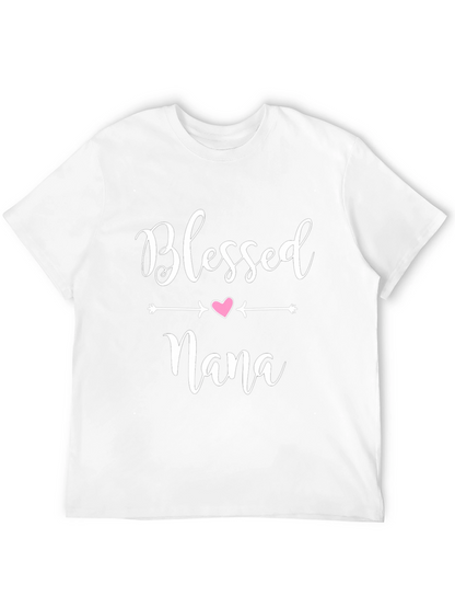 Blessed Nana Graphic T-Shirt - Cute Womens Tee