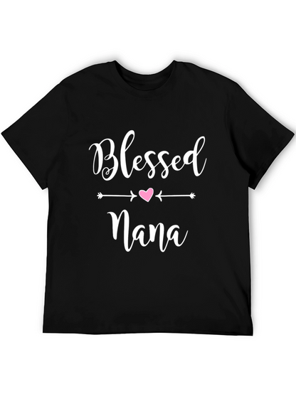 Blessed Nana Graphic T-Shirt - Cute Womens Tee