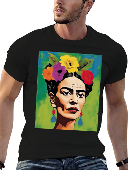 Frida Kahlo Portrait T-Shirt - Unique Art Tee