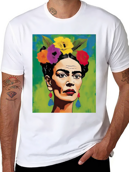 Frida Kahlo Portrait T-Shirt - Unique Art Tee