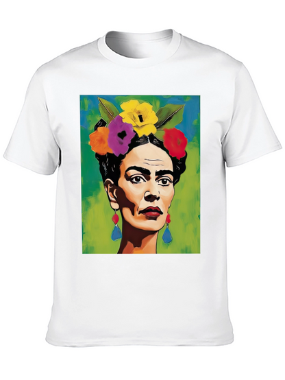 Frida Kahlo Portrait T-Shirt - Unique Art Tee