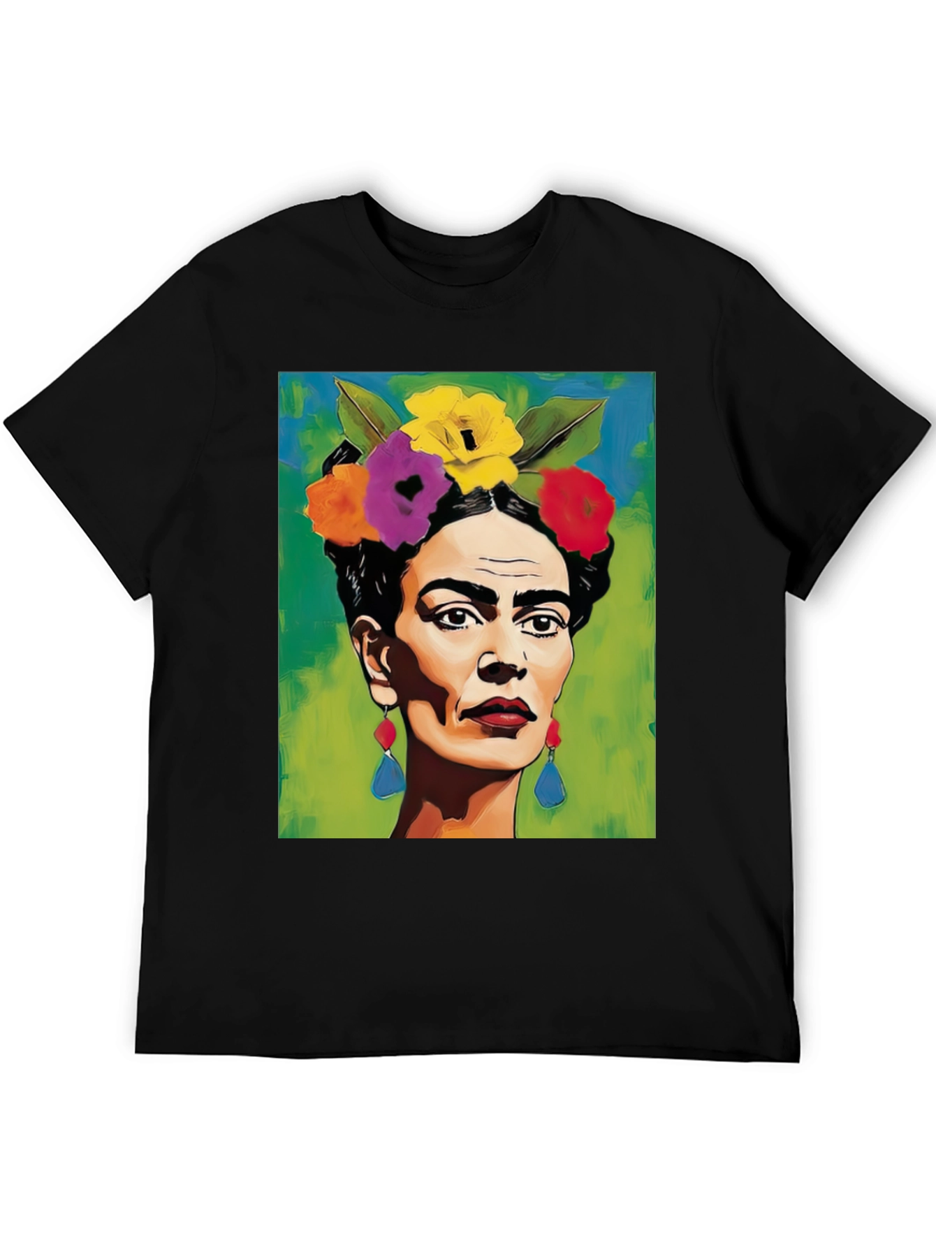Frida Kahlo Portrait T-Shirt - Unique Art Tee