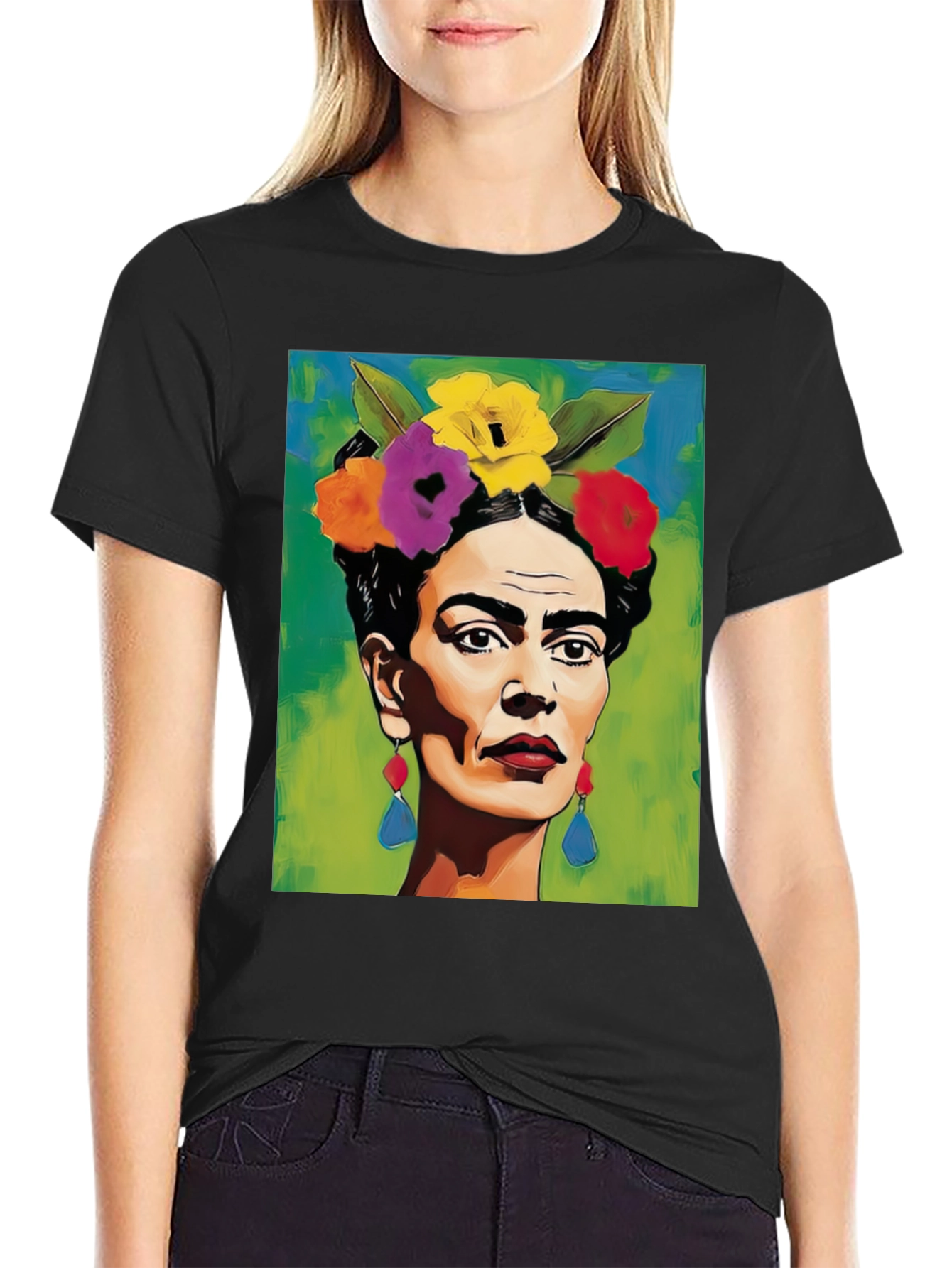 Frida Kahlo Portrait T-Shirt - Unique Art Tee