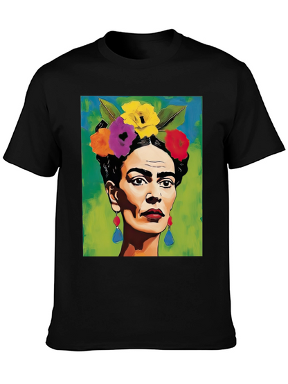 Frida Kahlo Portrait T-Shirt - Unique Art Tee
