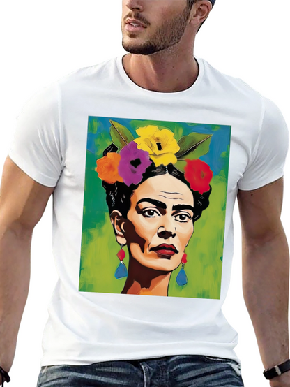 Frida Kahlo Portrait T-Shirt - Unique Art Tee