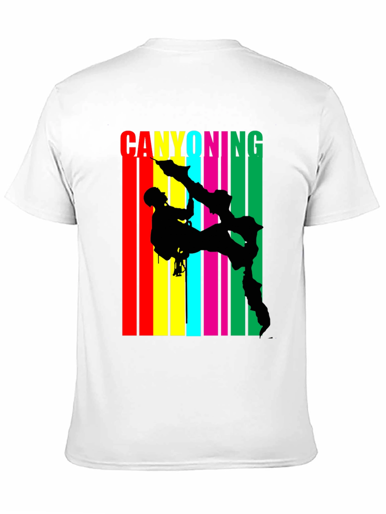 Canyoning Adventure Black T-Shirt
