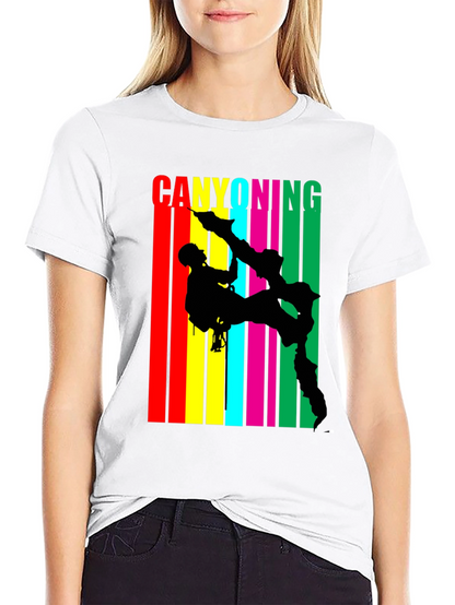 Canyoning Adventure Black T-Shirt