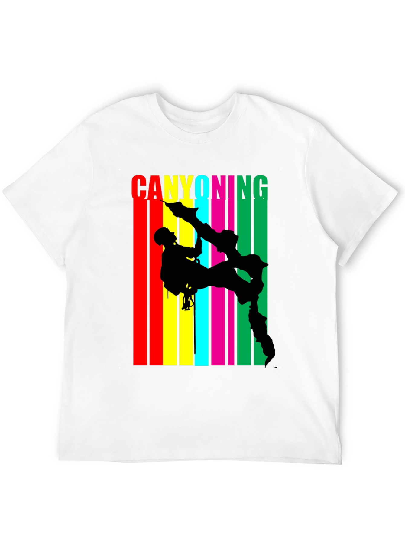 Canyoning Adventure Black T-Shirt