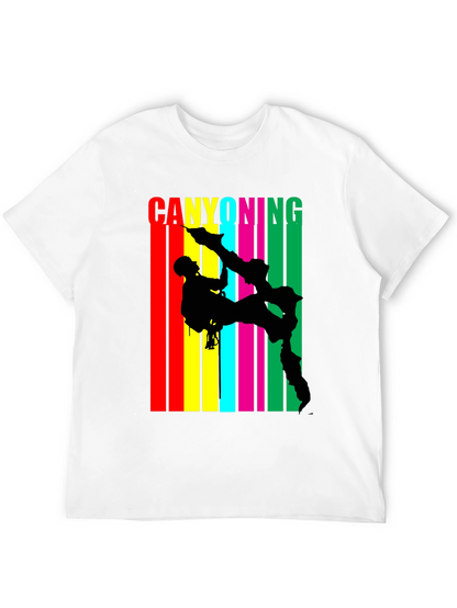 Canyoning Adventure Black T-Shirt