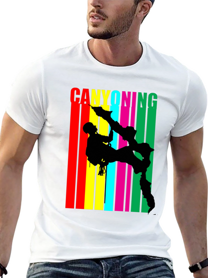 Canyoning Adventure Black T-Shirt
