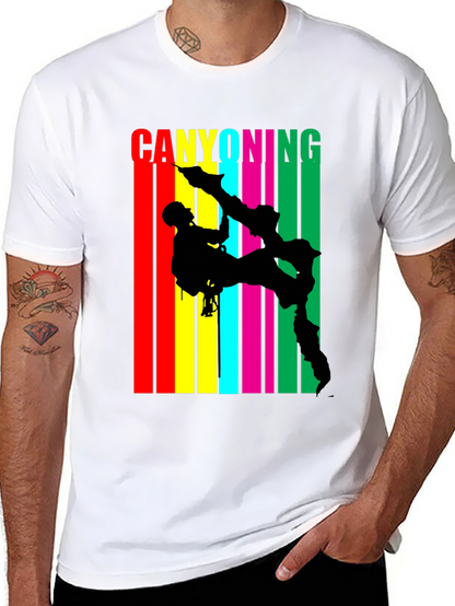 Canyoning Adventure Black T-Shirt
