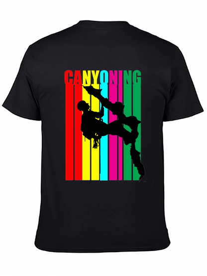 Canyoning Adventure Black T-Shirt