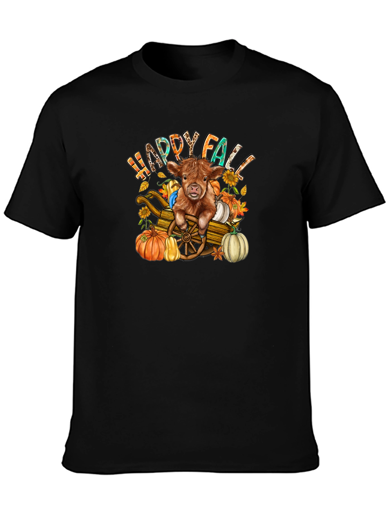 Happy Fall Highland Cow T-Shirt