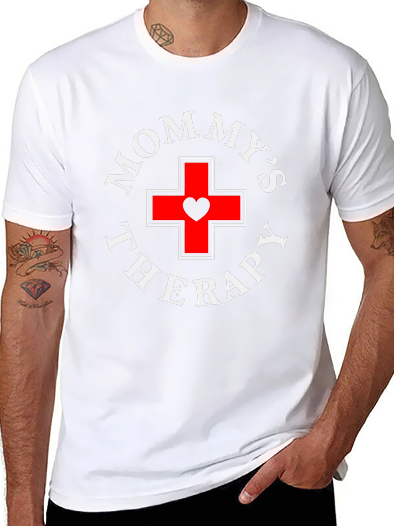 Mommys Therapy Black T-Shirt