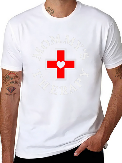 Mommys Therapy Black T-Shirt