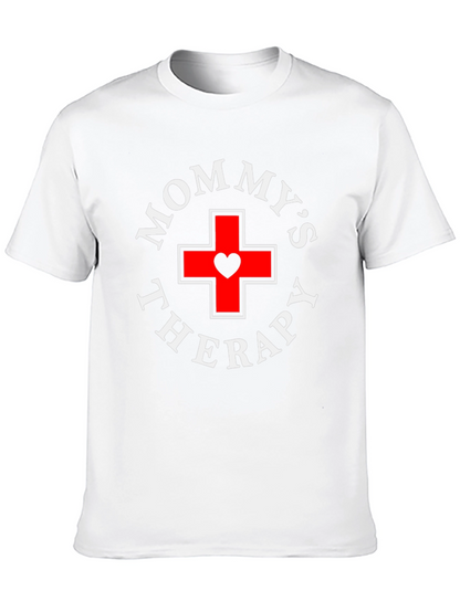 Mommys Therapy Black T-Shirt