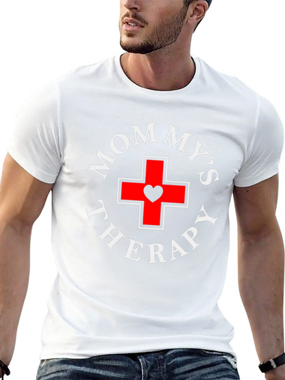 Mommys Therapy Black T-Shirt