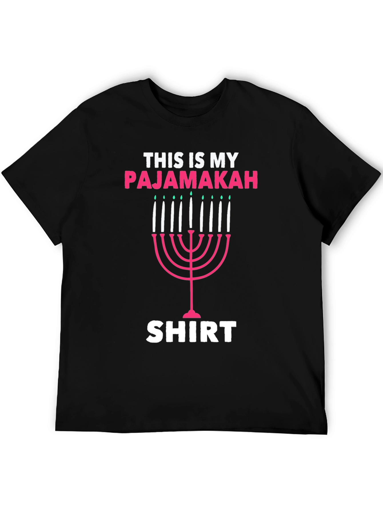 Pajamakah Hanukkah T-Shirt - Funny Holiday Pajama Top