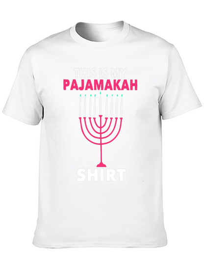 Pajamakah Hanukkah T-Shirt - Funny Holiday Pajama Top