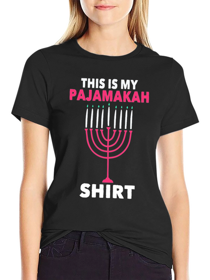Pajamakah Hanukkah T-Shirt - Funny Holiday Pajama Top
