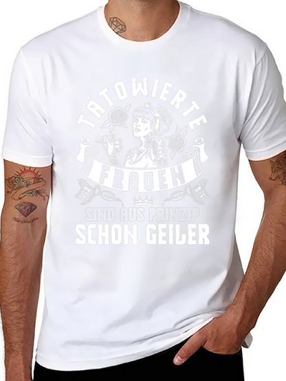 Tätowierte Frauen T-Shirt - Tattooed Woman Shirt